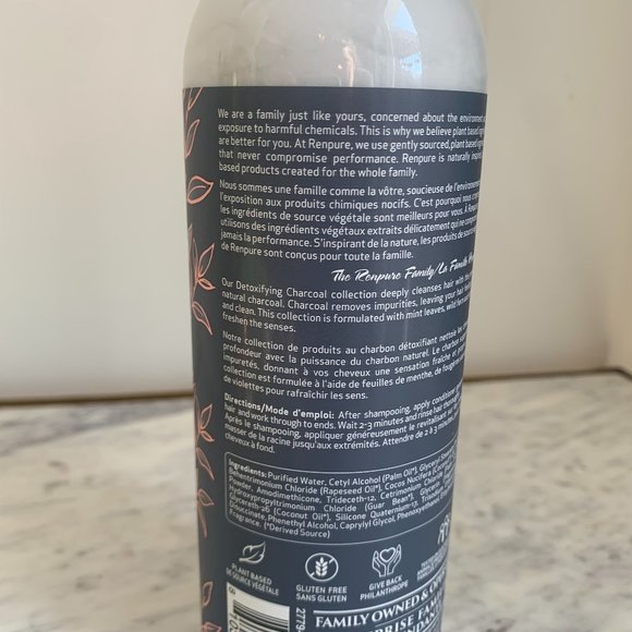 Renpure Detoxifying Charcoal Conditioner - Picture 3 of 4